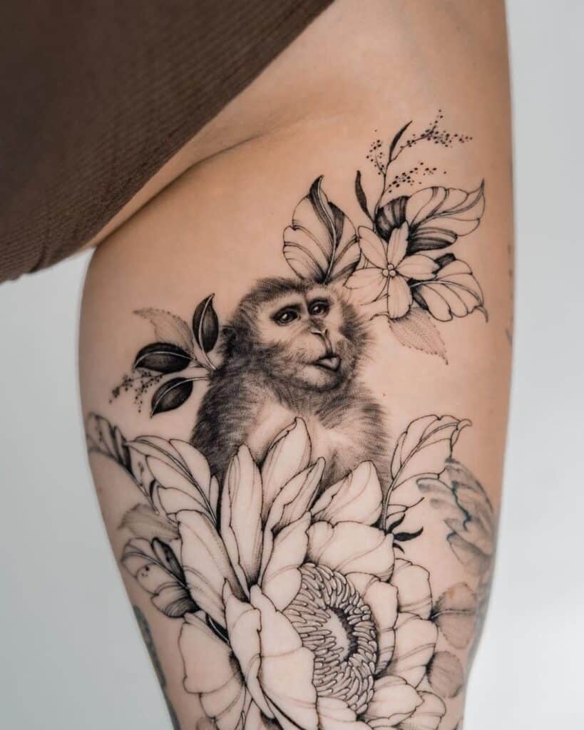 20 Monkey Tattoo Ideas For A Playful Statement