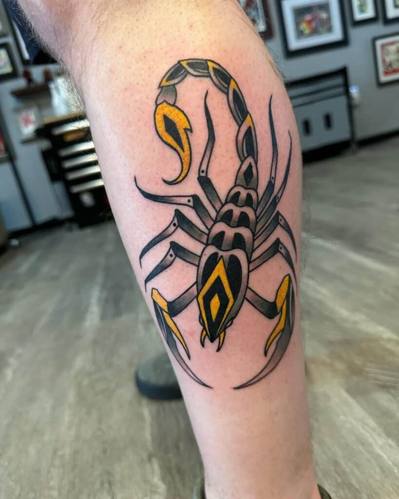 20 stechend elegante Skorpion Tattoo Ideen für die Furchtlosen