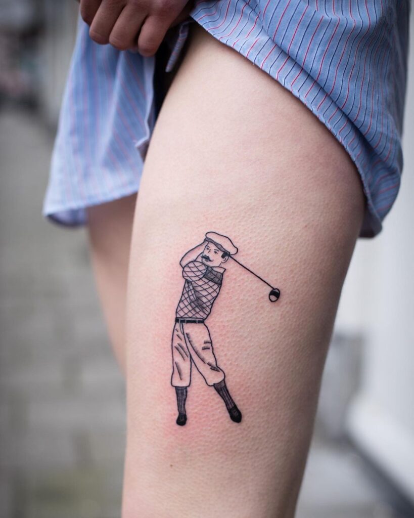 21 Epic Golf Tattoos That Will Make You Scream "Fore!"