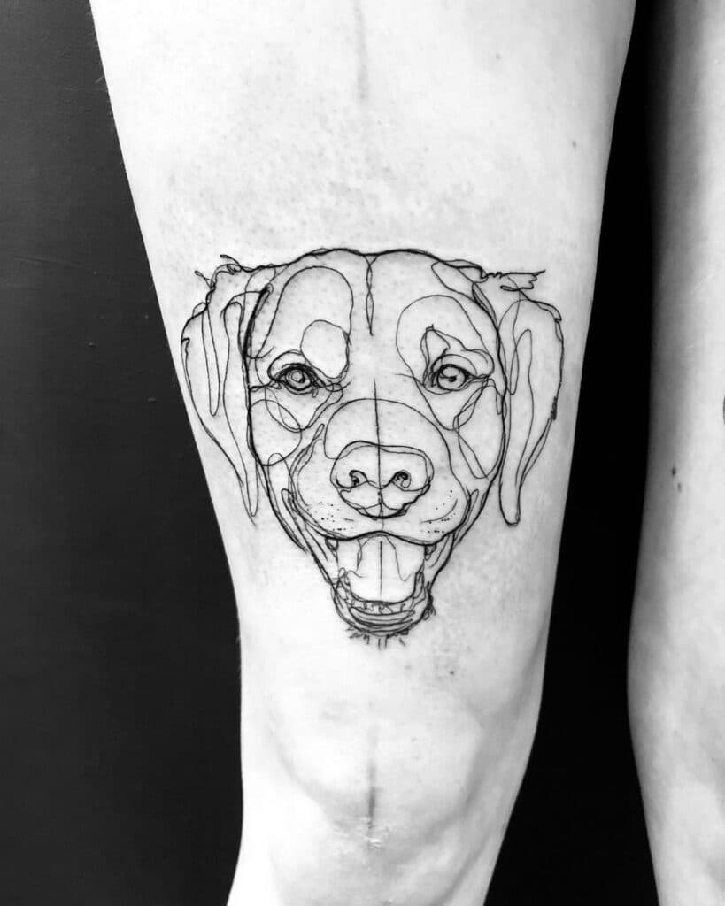 20 idées de tatouage pour Golden Retriever pour les amoureux du charme canin