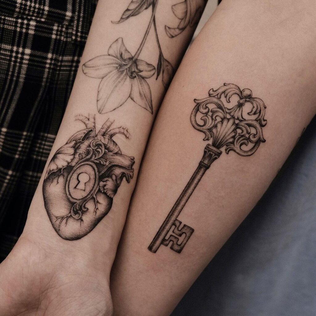 25 Popular Lock And Key Tattoo Ideas: From Simple To Vibrant