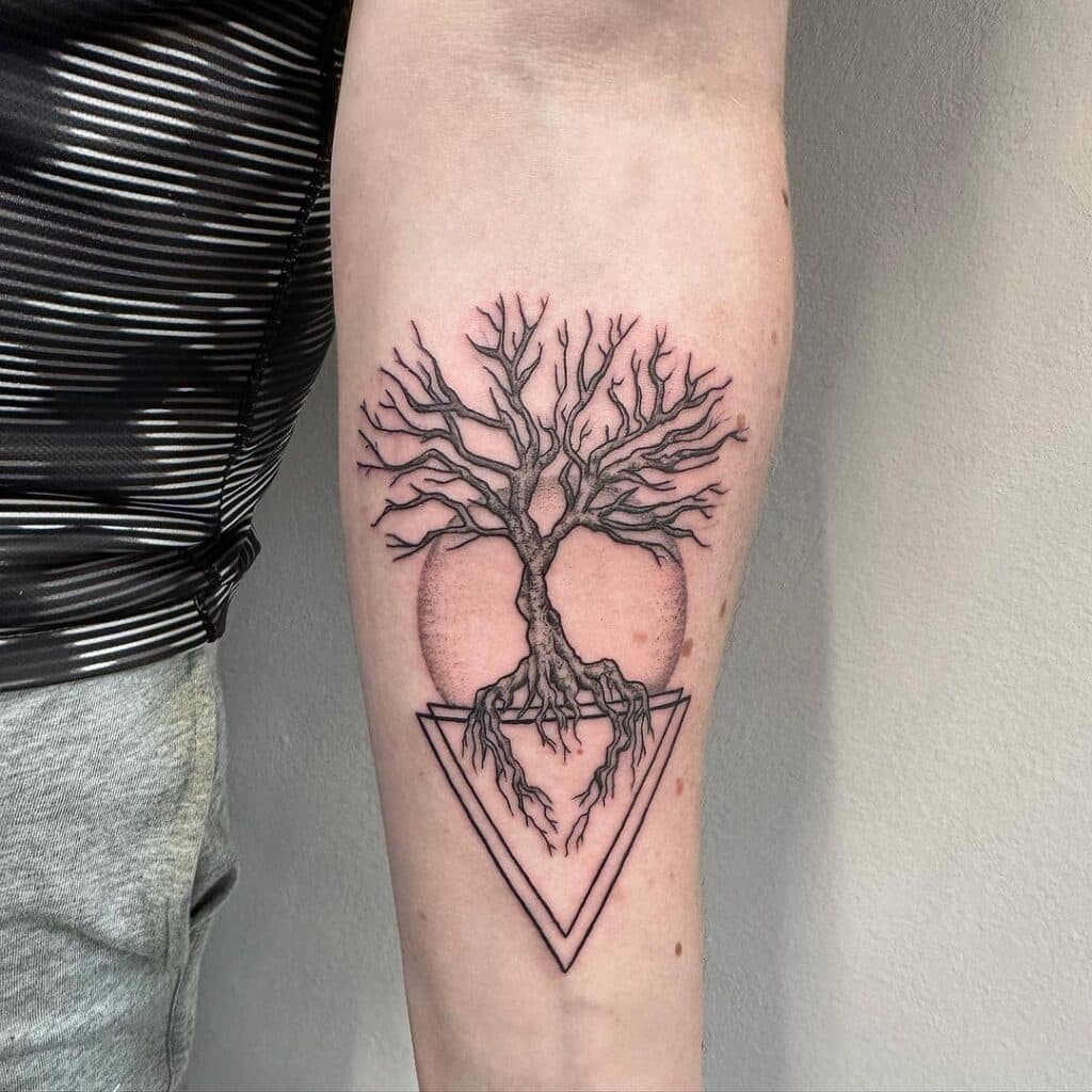 24 Tree Of Life Tattoo Ideas To Symbolize The Cycle Of Life