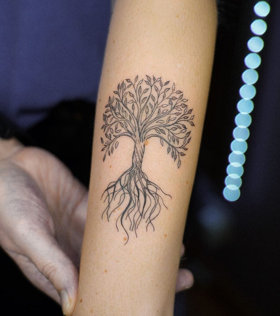 24 Tree Of Life Tattoo Ideas To Symbolize The Cycle Of Life