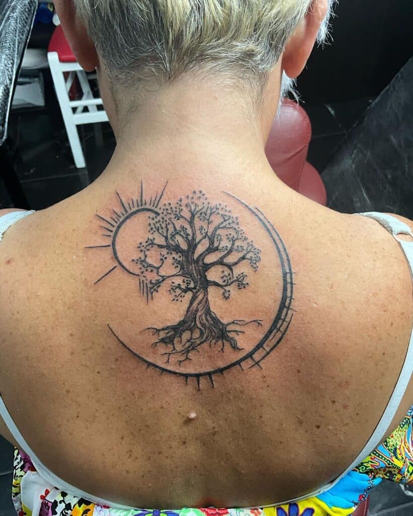 24 Tree Of Life Tattoo Ideas To Symbolize The Cycle Of Life