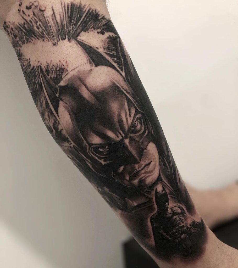 24 Coolste Batman Tattoo-Ideen für deinen Lieblingshelden