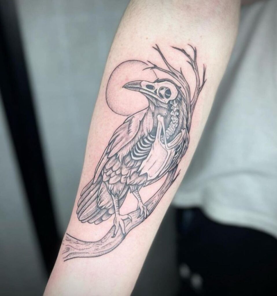23 Protective Crow Tattoos To Help You Through Challenging Times
