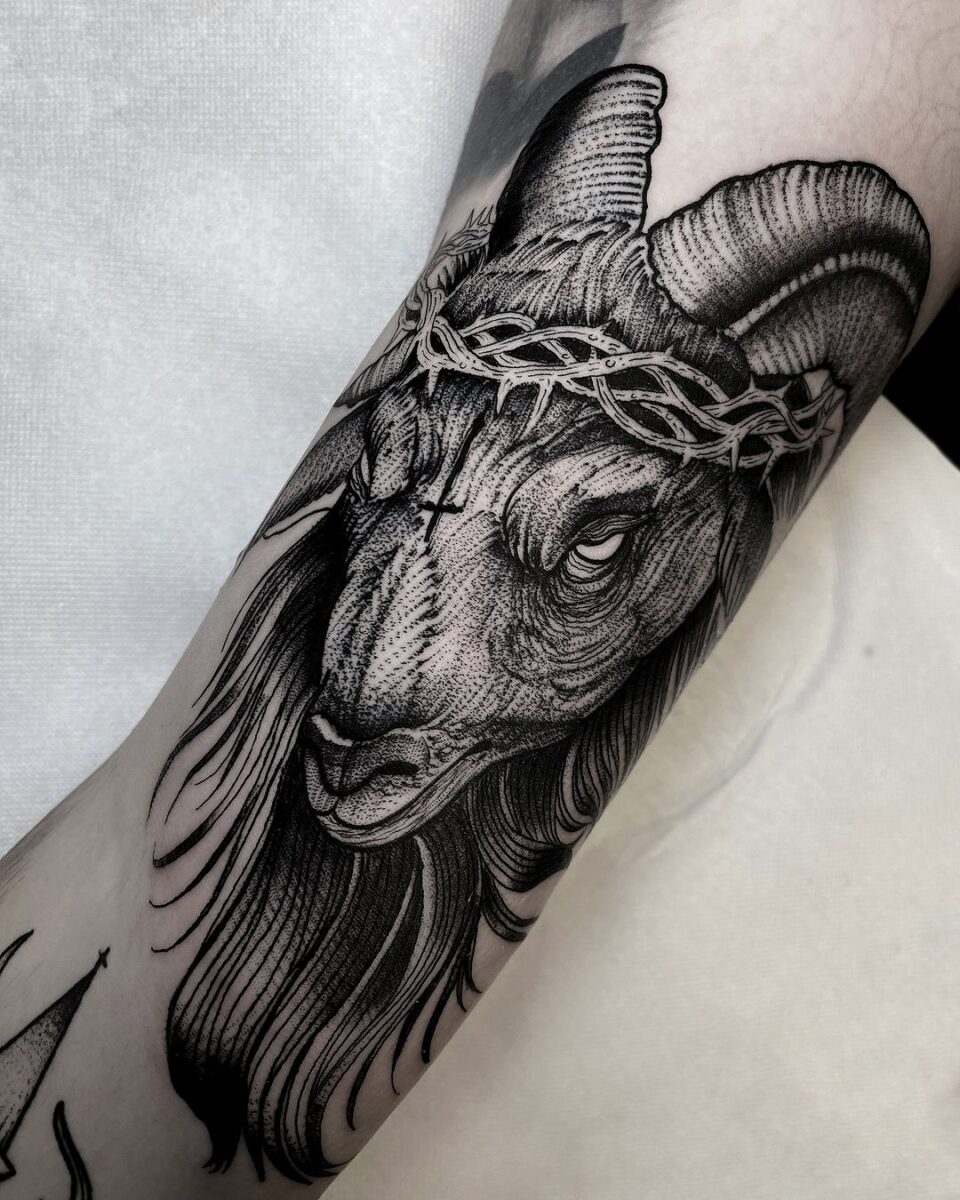 24 Goat Tattoo Ideas For Your Next Trip To The Tattoo Parlor