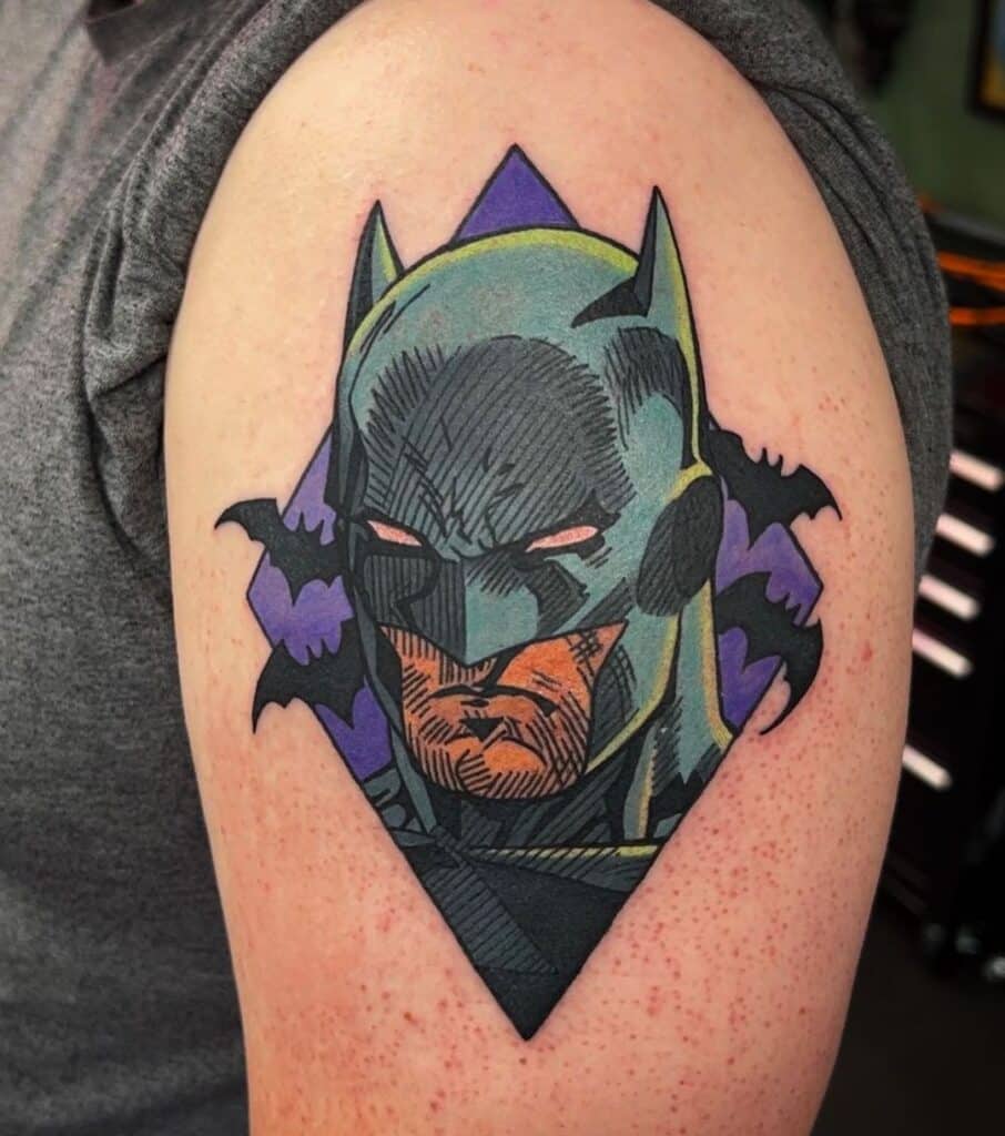 24 idee di tatuaggio di Batman più belle per il tuo eroe preferito