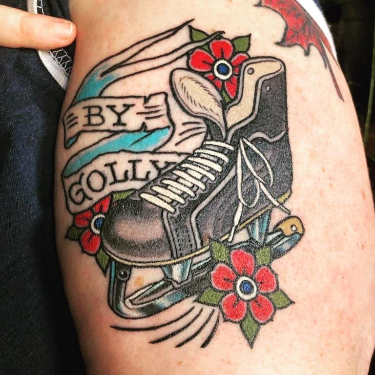 21 Legendary Hockey Tattoos To Honor The Sport And Say PUCK IT!