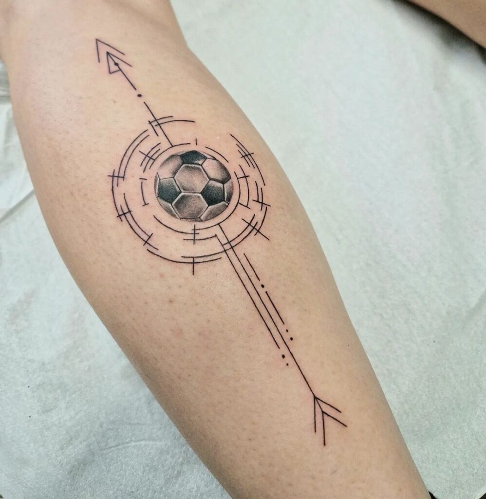 25 sensacionales tatuajes de fútbol para aficionados extremos