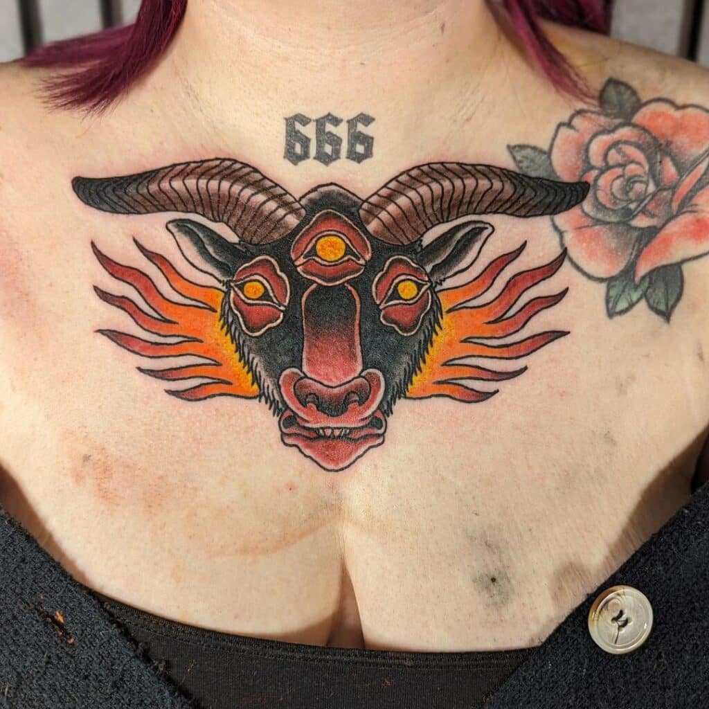 24 idées de tatouage de chèvre pour votre prochaine visite au salon de tatouage