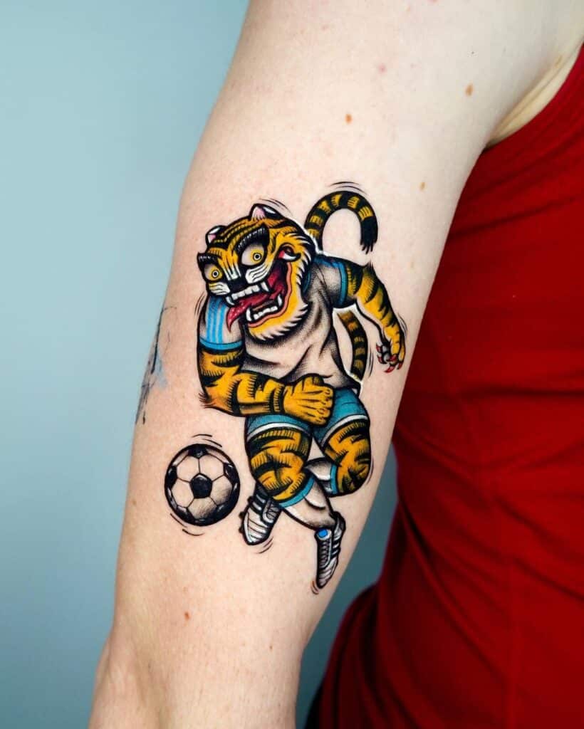 25 tatouages sensationnels de football pour les fans extrêmes