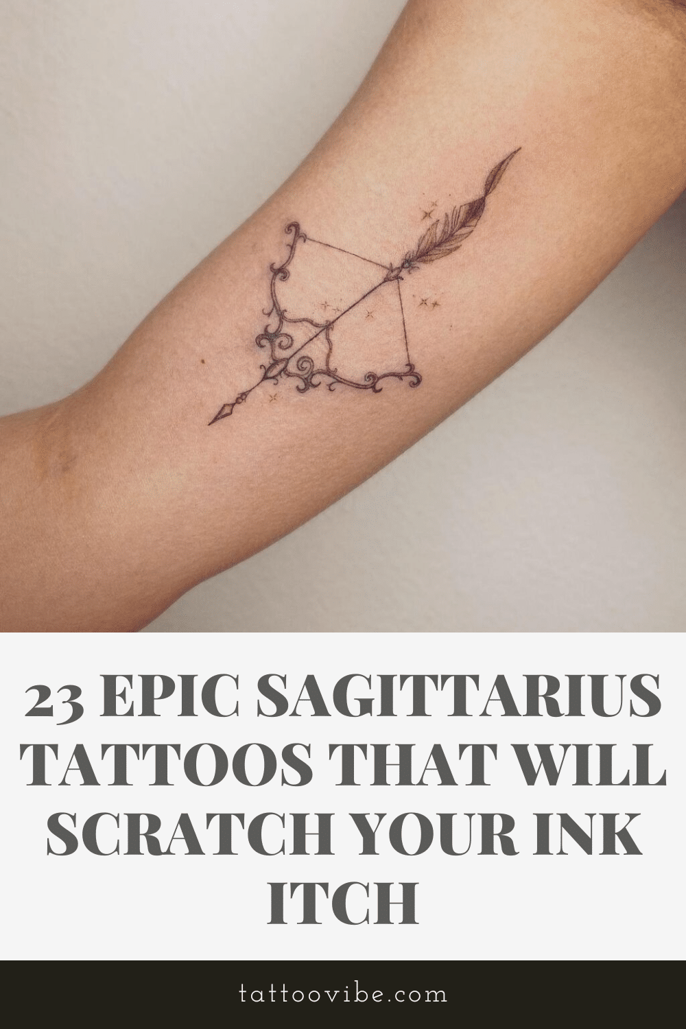 23 tatuaggi epici del Sagittario che faranno venire il prurito dell'inchiostro