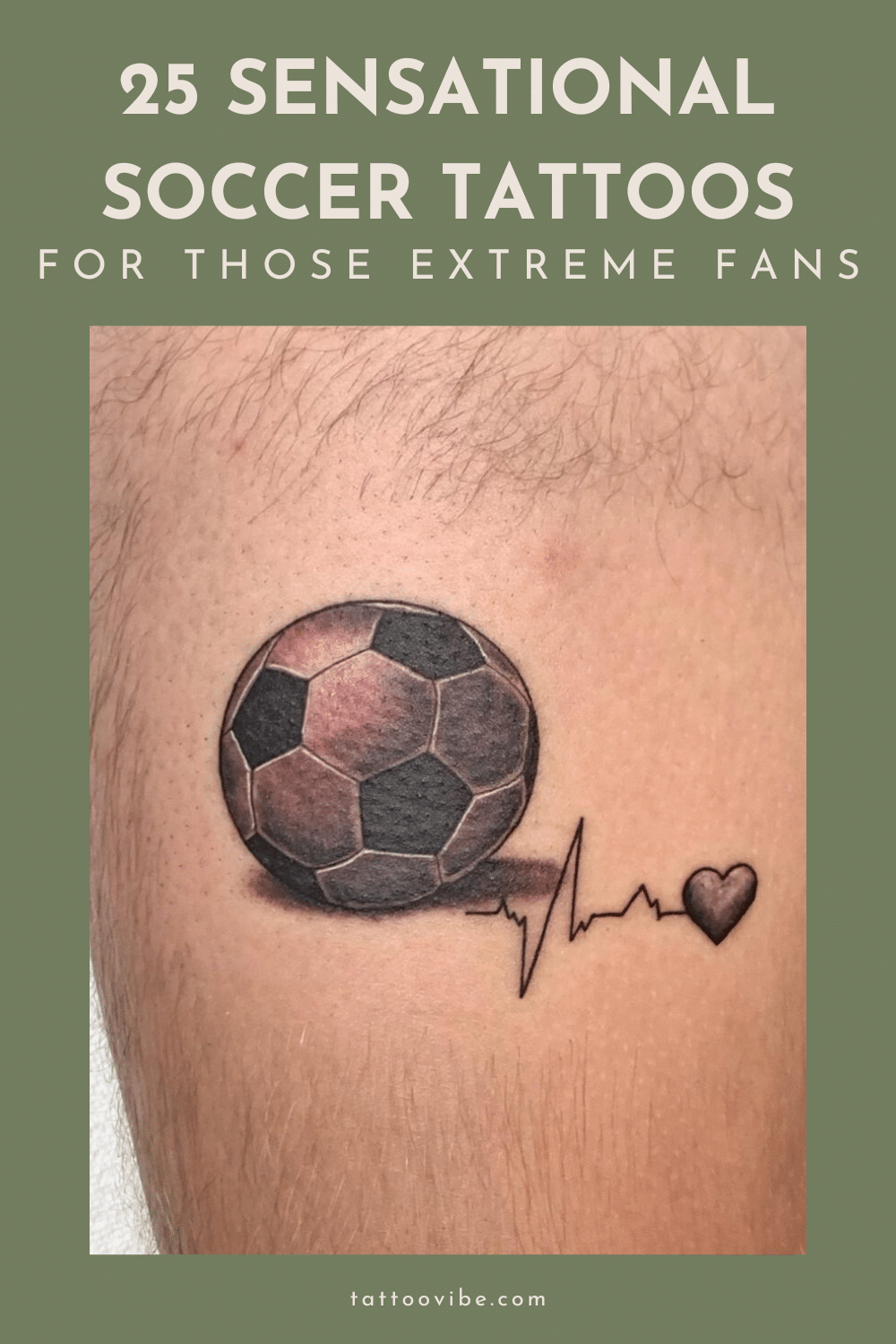 25 Tatuagens de futebol sensacionais para os fãs radicais