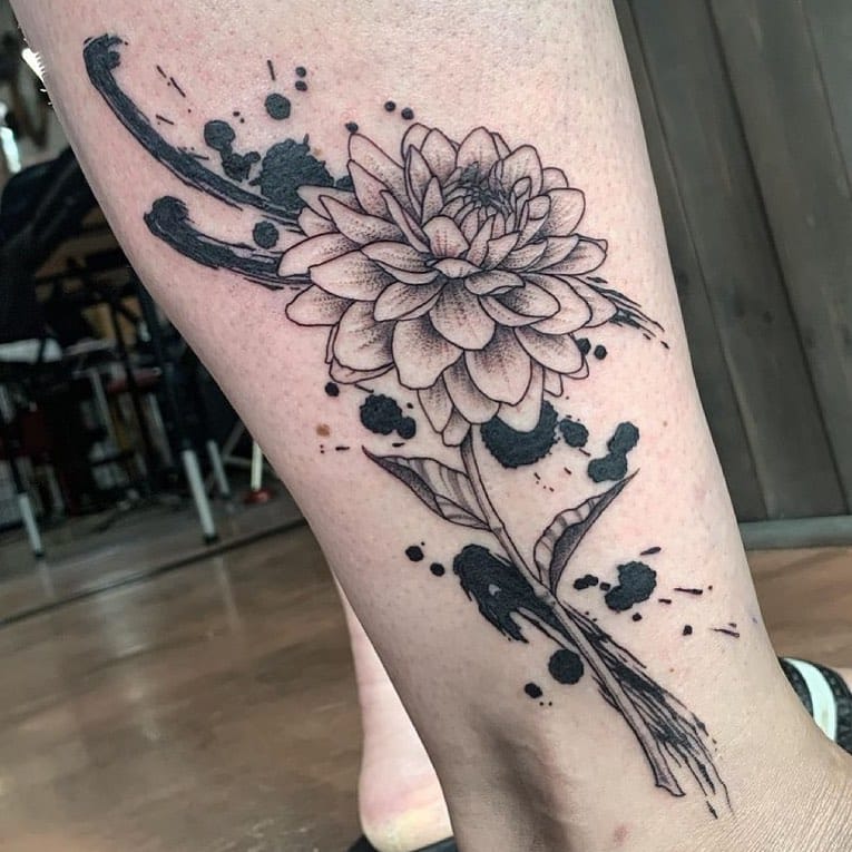 20 Radiant Dahlia Tattoo Ideas That Will Bloom On Your Skin
