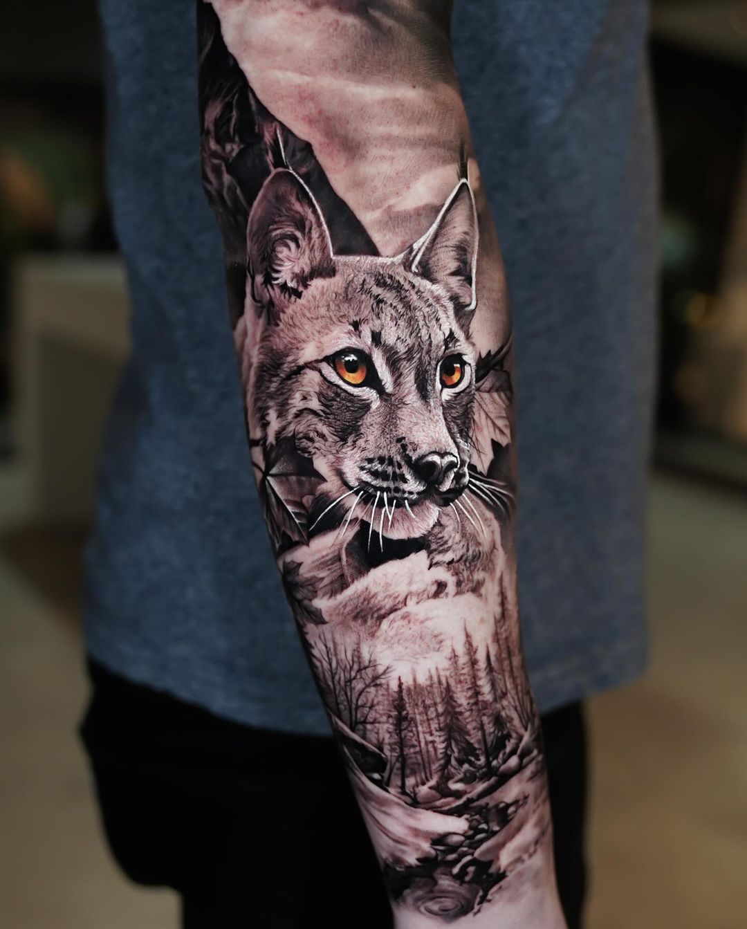 20 Impressive Lynx Tattoos That Make The 