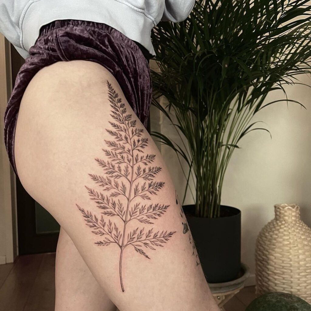20 tatuagens de samambaias fenomenais que aumentarão sua inspiração de tinta