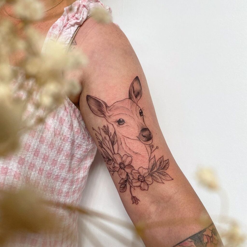 20 Radiant Deer Tattoos That Won't "Rein" On Your Parade