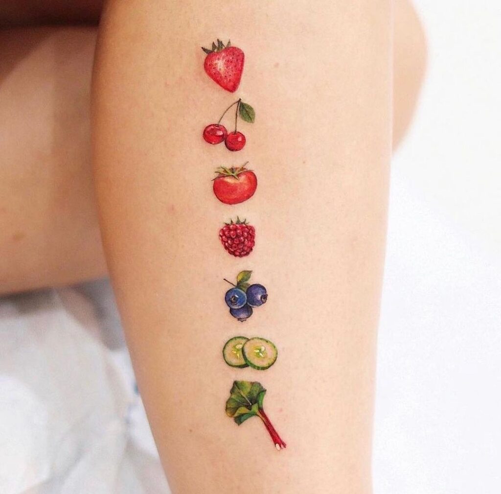 20 deliciosos tatuajes de comida que harán las delicias de tu paladar