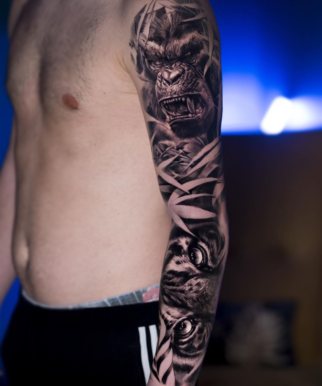 20 Astounding Gorilla Tattoos You'll Learn To "Ape-reciate"