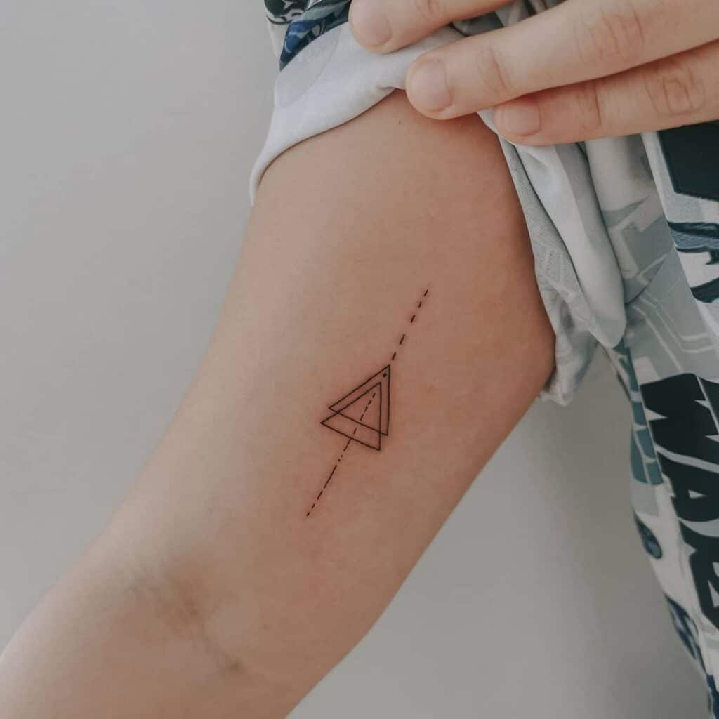 20 Impressive Triangle Tattoo Ideas That'll Leave You In Awe