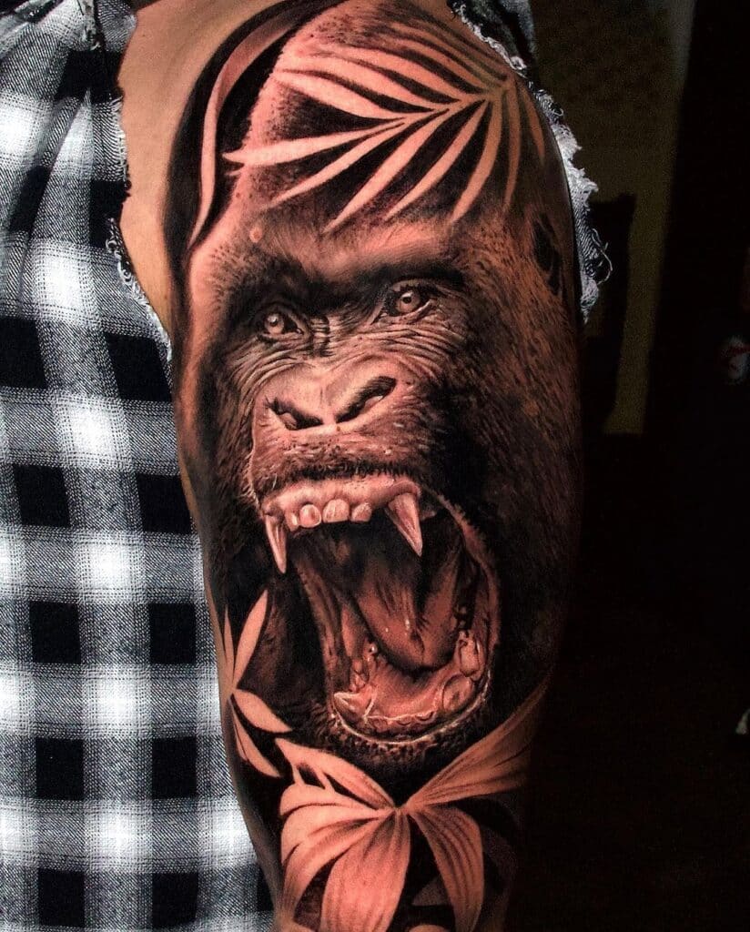20 Tatuagens de gorila espantosas que aprenderás a "apreciar os macacos"