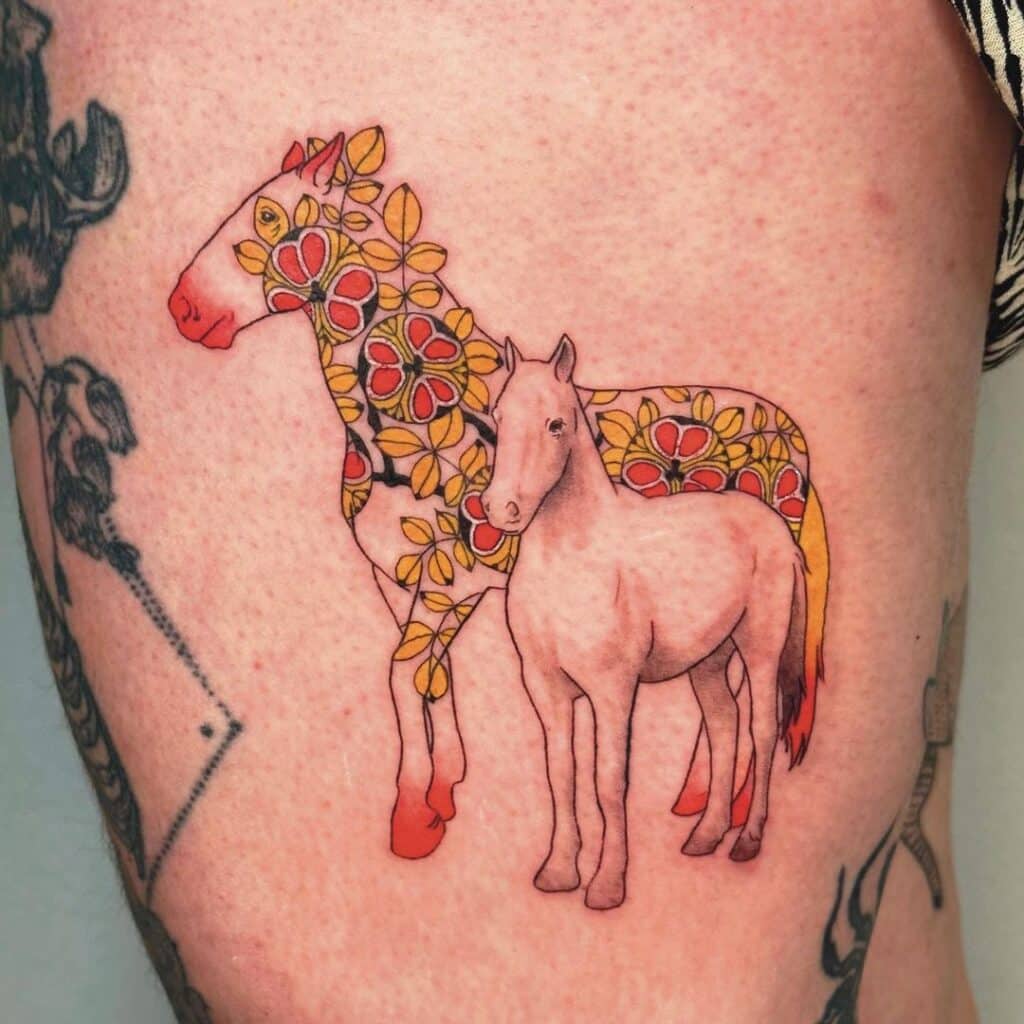 20 Beautiful Horse Tattoos That Capture The Equine Spirit