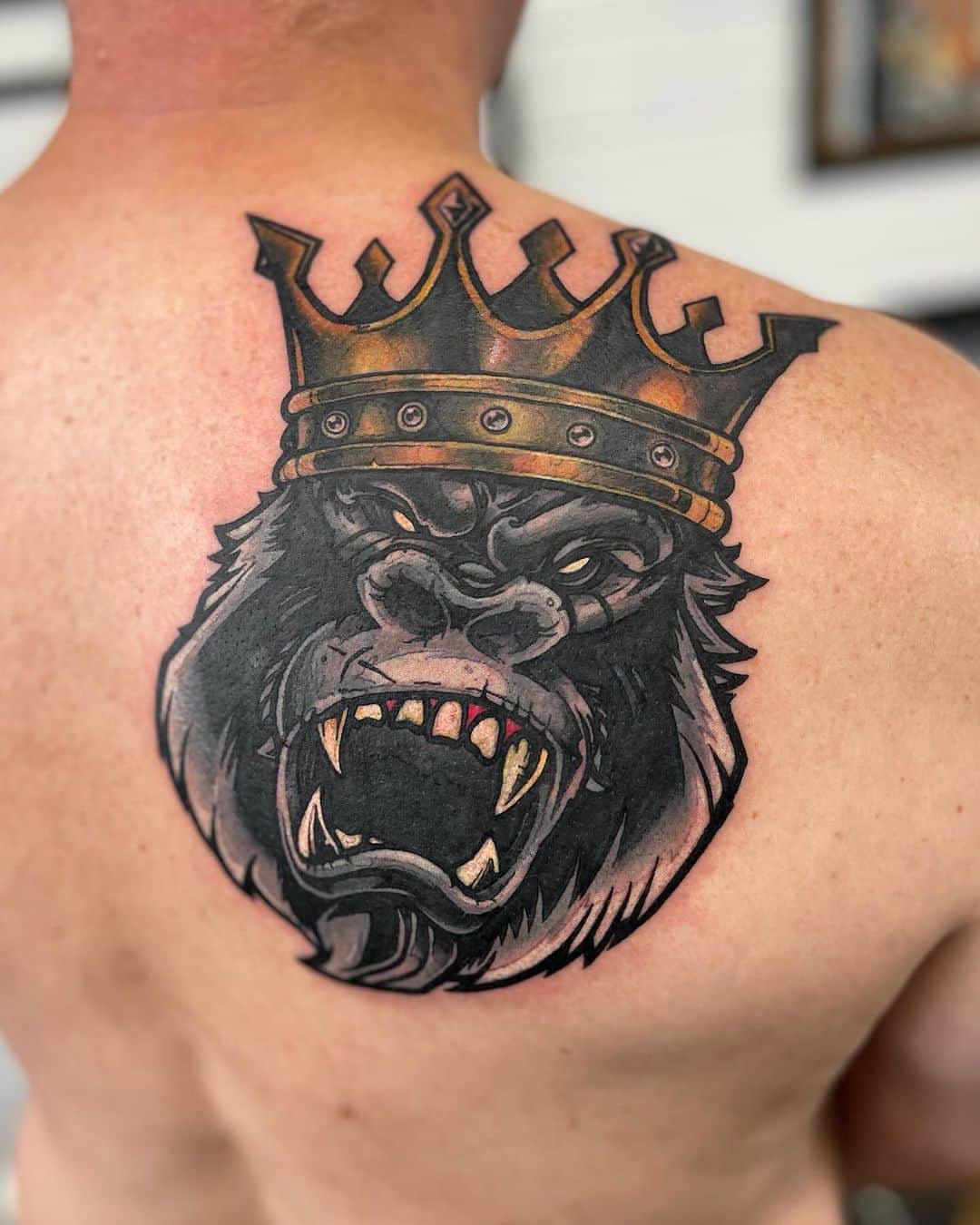 20 Astounding Gorilla Tattoos You'll Learn To "Ape-reciate"