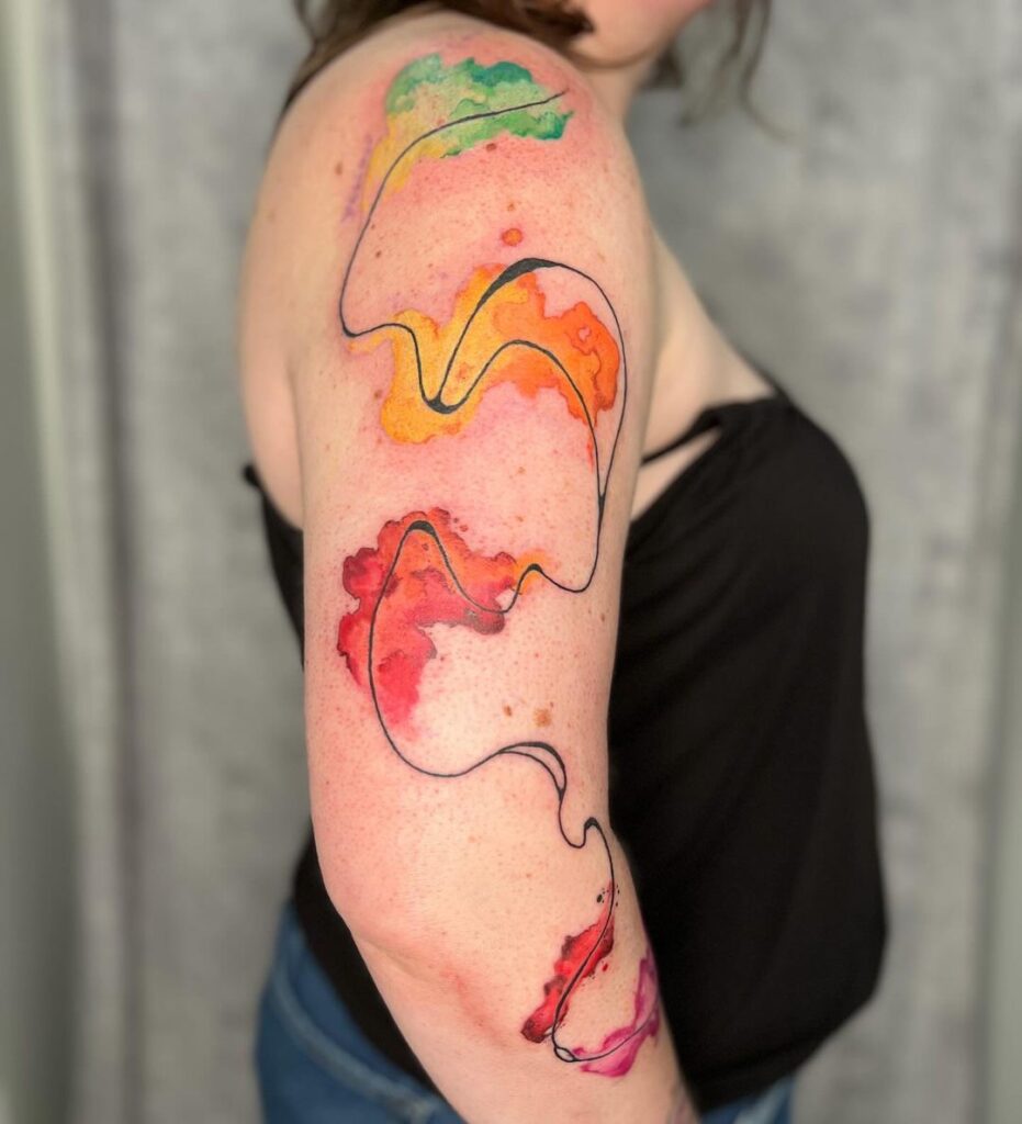 20 Radiant Watercolor Tattoos That Are Real Works Of Art