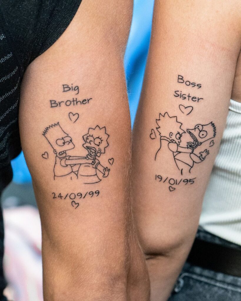 20 tatuajes de hermanos de infarto que entintan vuestro vínculo para siempre