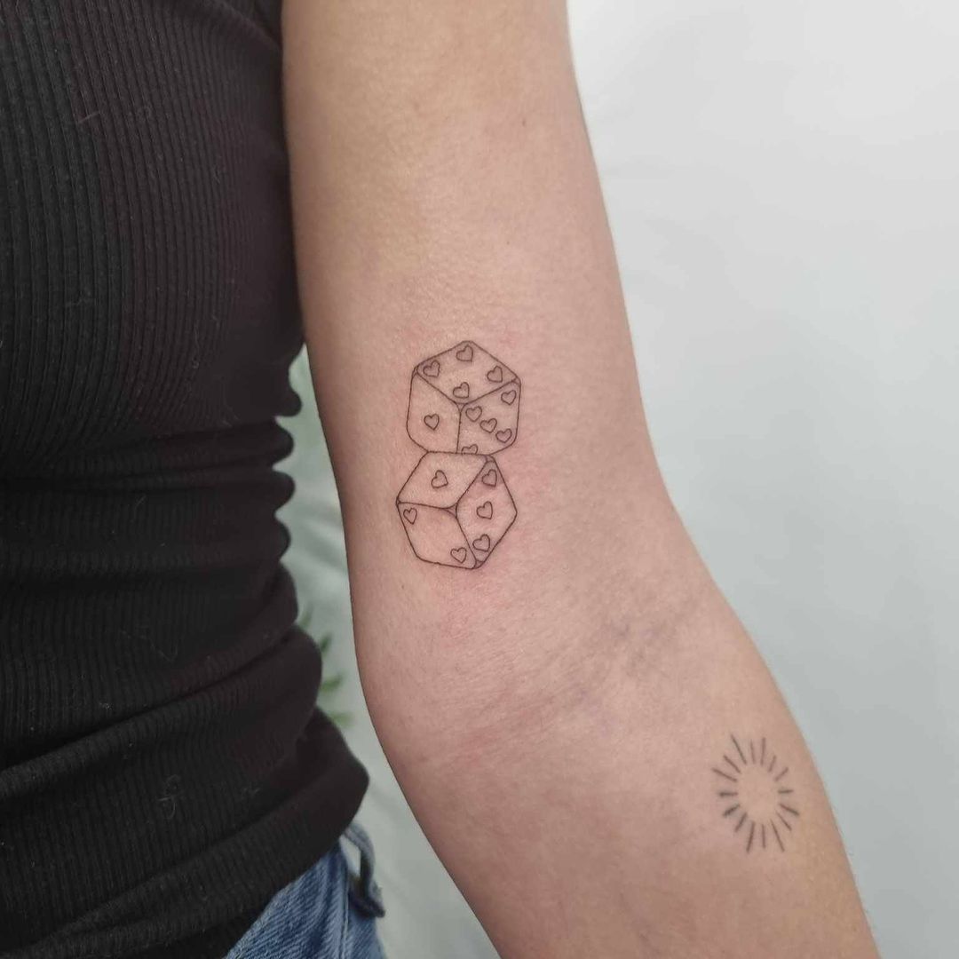 25 Ultimate Dice Tattoos That'll Make You Feel Like A Winner