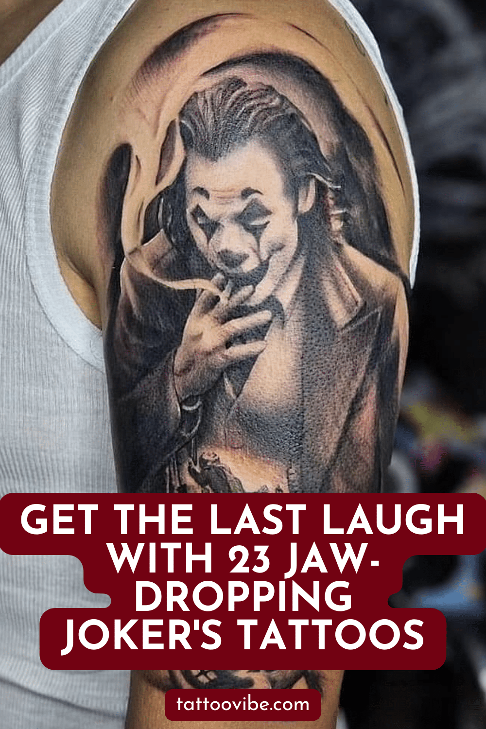 Ríete el último con 23 tatuajes del Joker que te dejarán boquiabierto