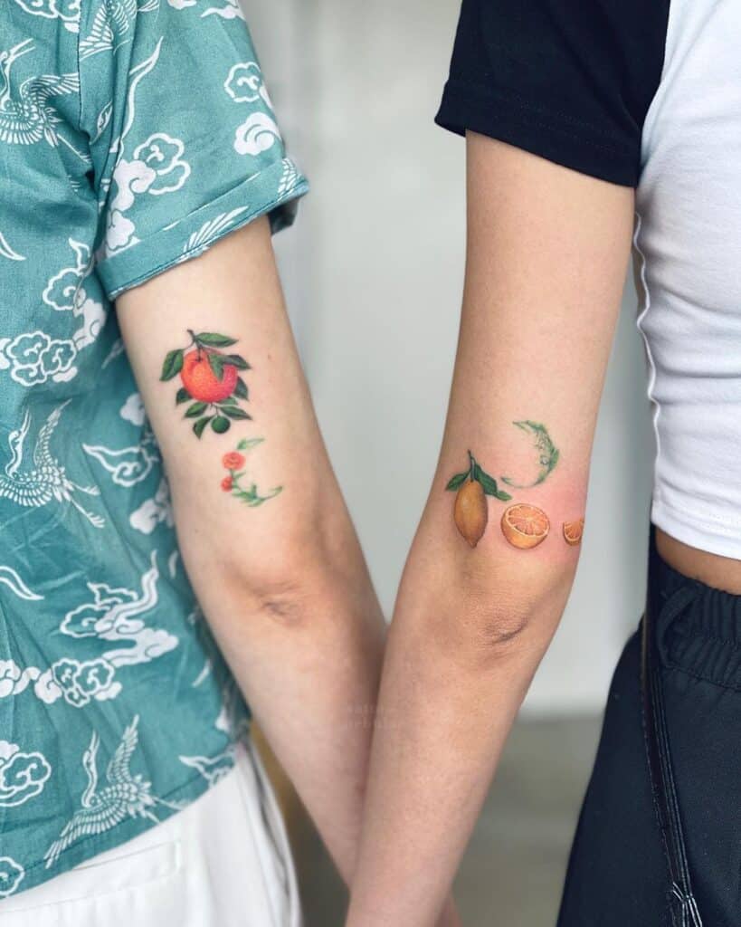 25 impresionantes tatuajes de frutas para chuparse los dedos