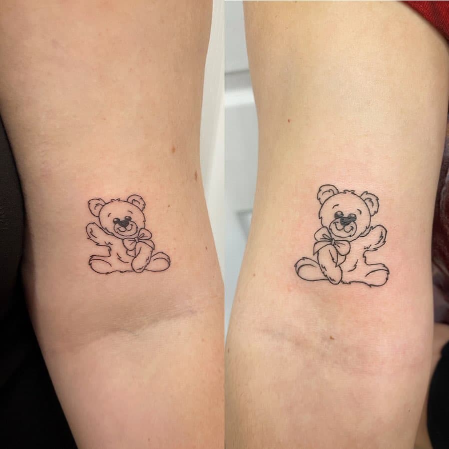 20 idee di tatuaggio con l'orsacchiotto che esaltano il vostro bambino interiore