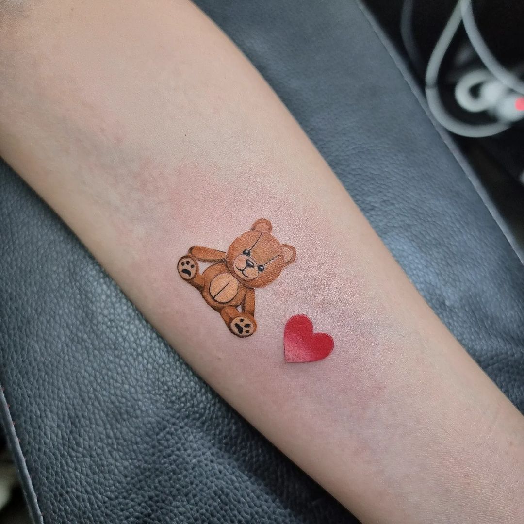 20 Teddy Bear Tattoo Ideas That Cherish Your Inner Child