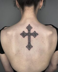 22 Powerful Cross Tattoos For Women In Touch With Faith