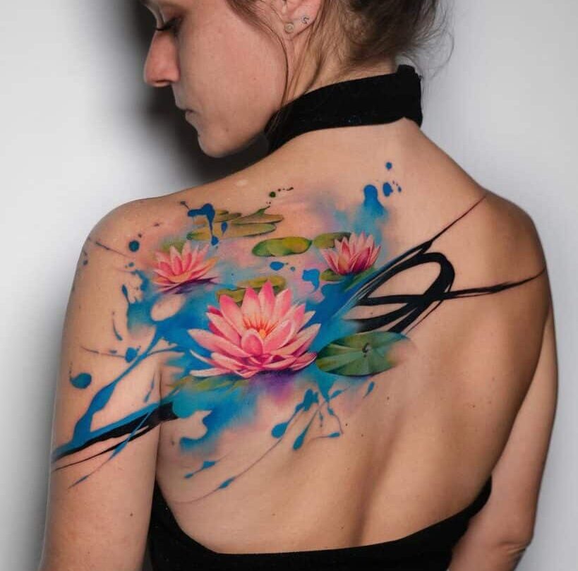 20 radiantes tatuajes de acuarela que son auténticas obras de arte
