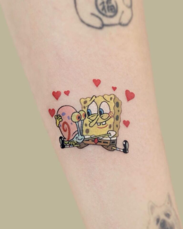 20 Spectacular SpongeBob Tattoos For Lovers Of The Cartoon