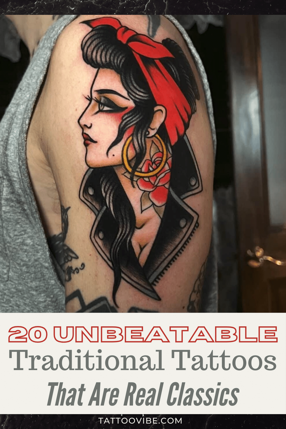 20 unschlagbare traditionelle Tattoos, die echte Klassiker sind