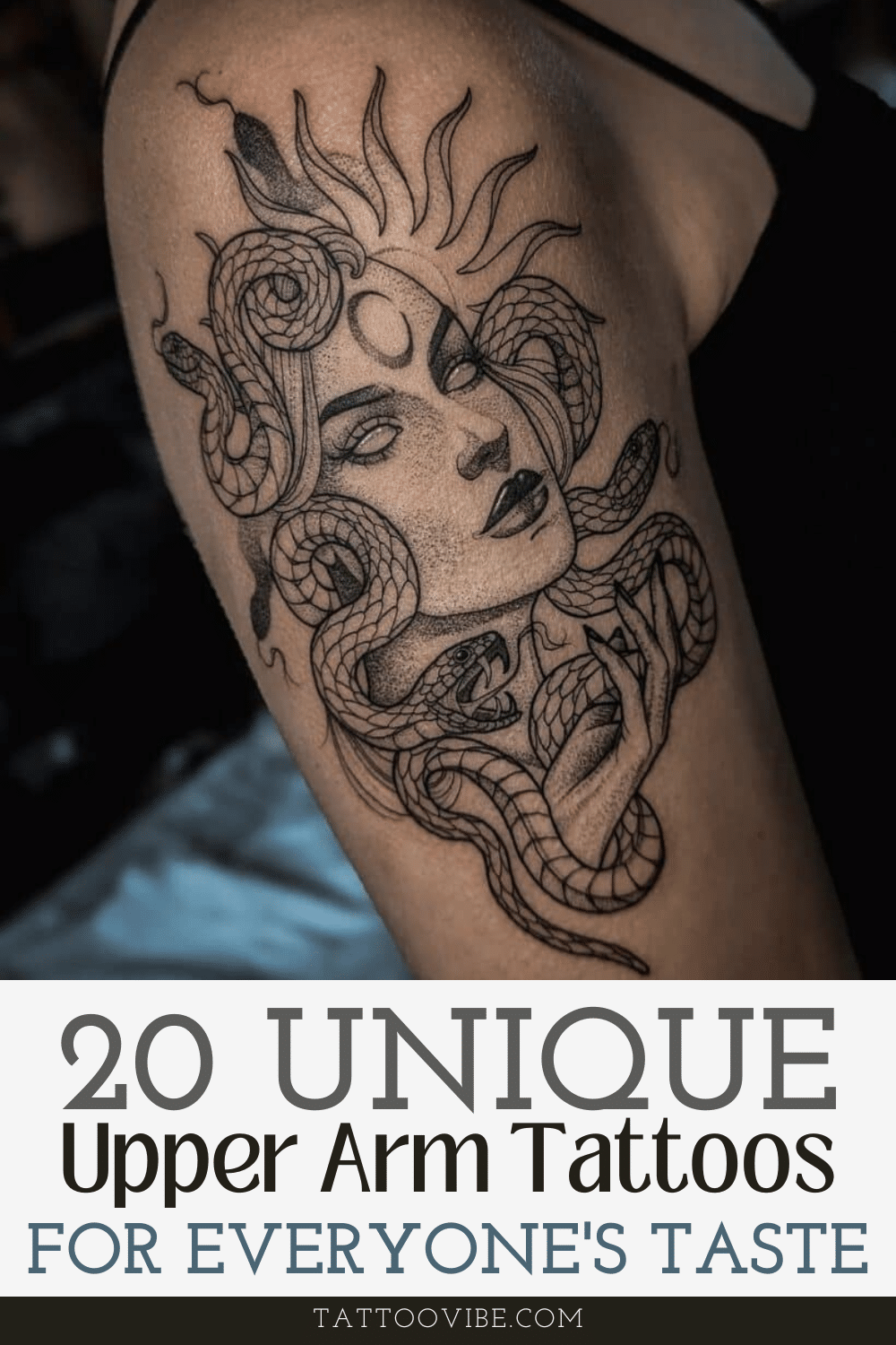 20 Unique Upper Arm Tattoos for Everyone's Taste