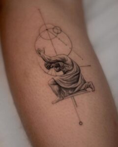 21 Amazing Atlas Tattoos That'll Unlock Your Celestial Power