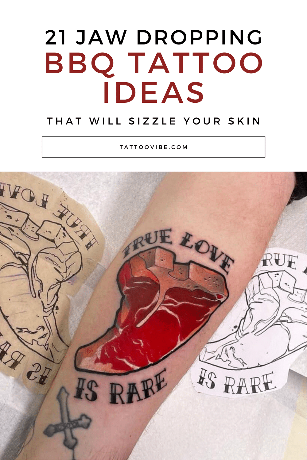 21 ideas para tatuajes de barbacoa que te dejarán con la boca abierta