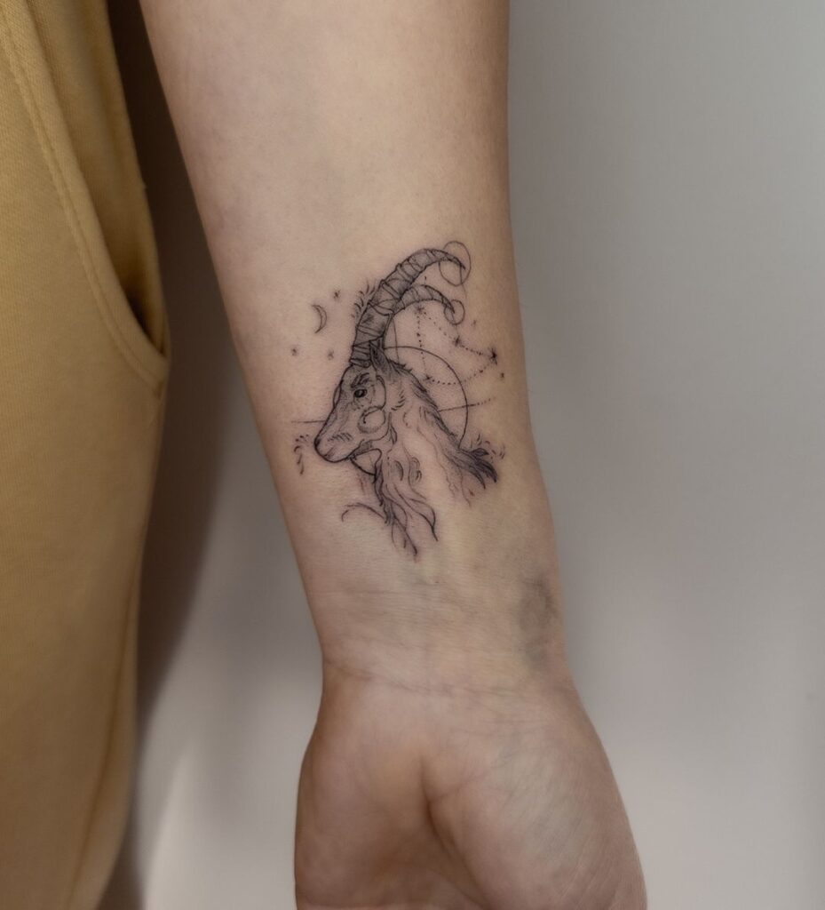 21 Spectacular Capricorn Tattoos For Delicate Dreamers