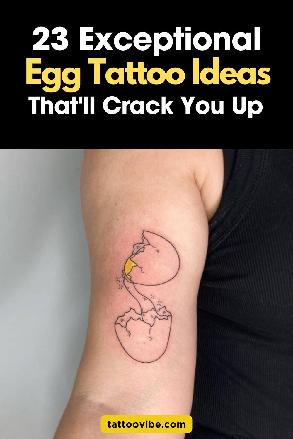 23 eccezionali idee di tatuaggio con le uova che vi faranno impazzire