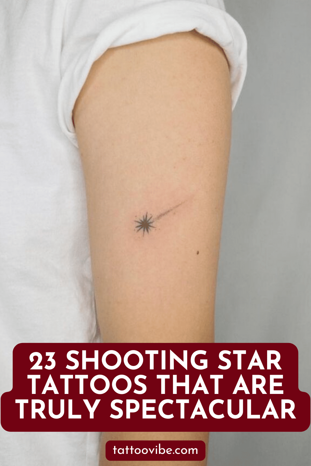 23 Tatuagens de estrelas cadentes que são verdadeiramente espectaculares