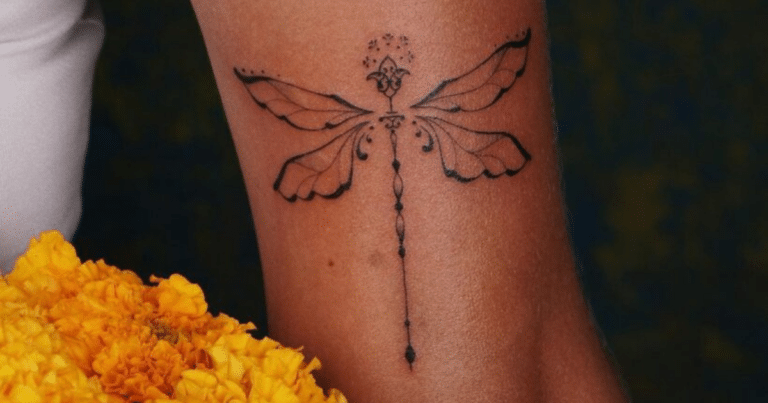 25 Epic Dragonfly Tattoos That'll Bring You Positive Energy