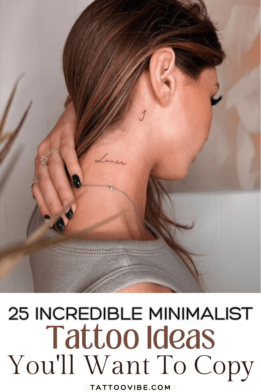 25 Unglaubliche minimalistische Tattoo-Ideen, die Sie kopieren möchten