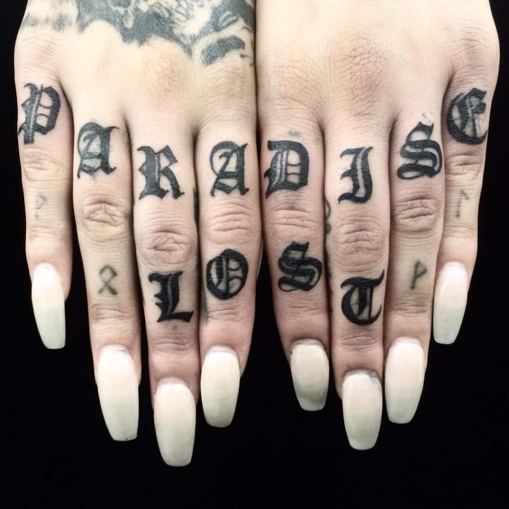 20 Knuckle Tattoo Ideas You'll Be Obsessed With