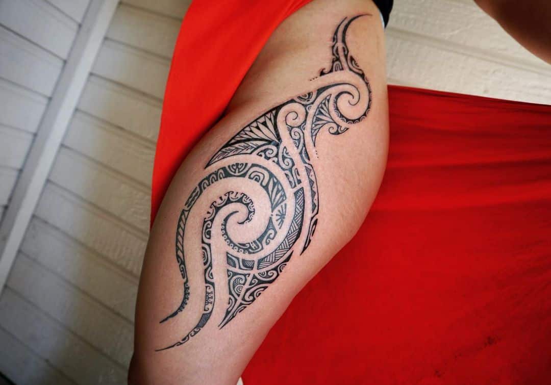 Tahiti Custom Personalised Women Tank Tattoo Style main image 0
