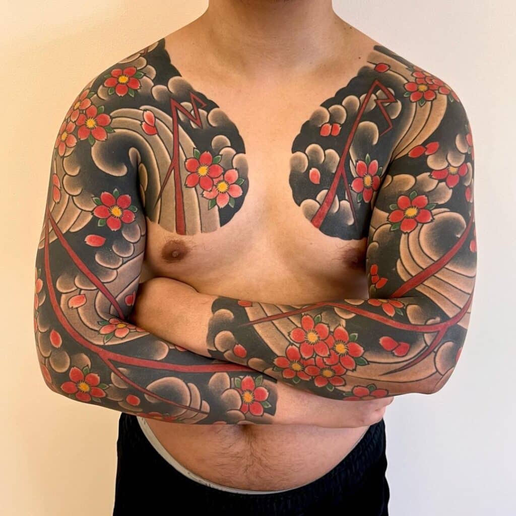 20 radiantes tatuajes japoneses que fusionan arte y tradición